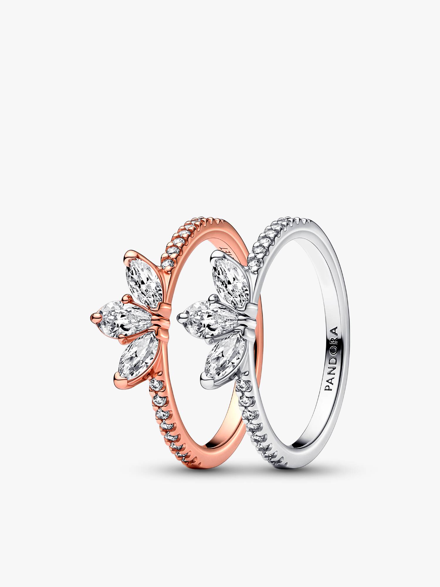 Sparkling Herbarium Ring Set