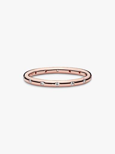 Simple Sparkling Band Ring