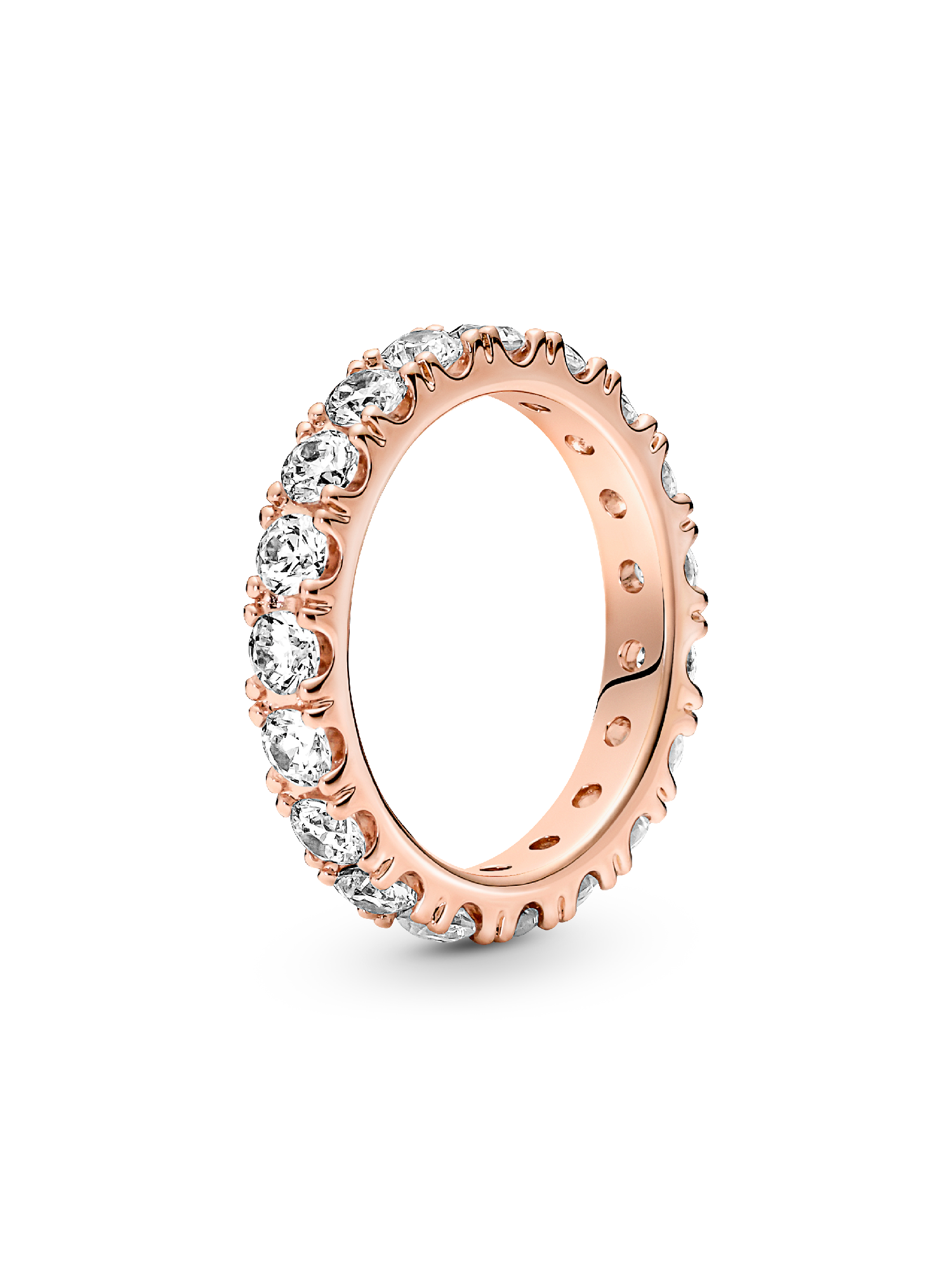 Sparkling Row Eternity Ring