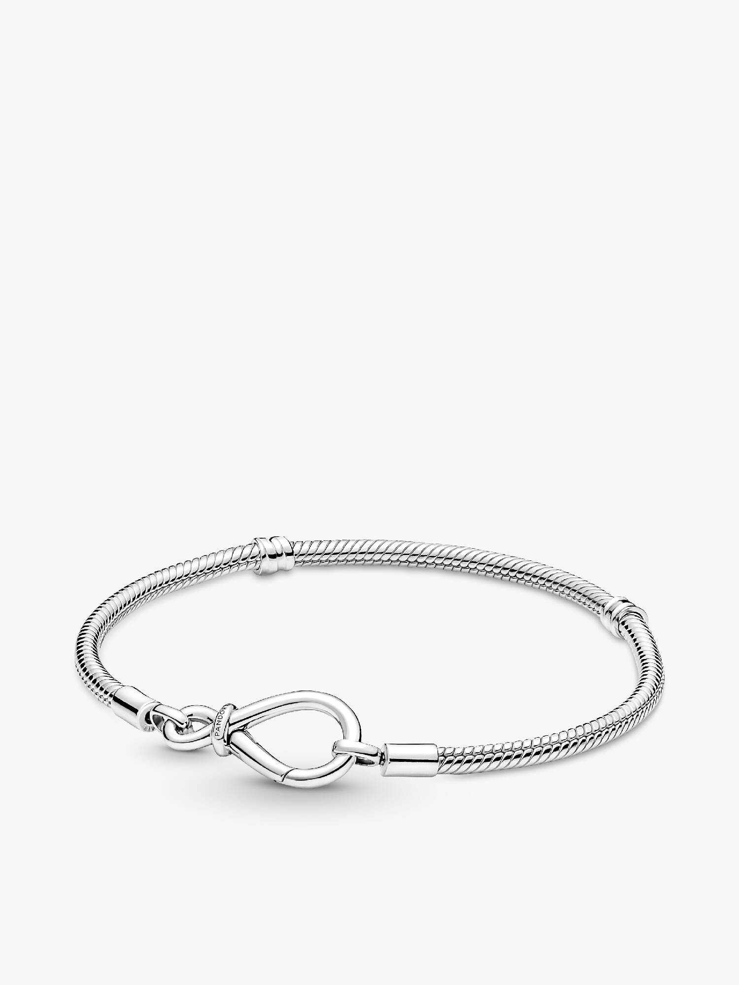 Pandora Moments Infinity Knot Snake Chain Bracelet