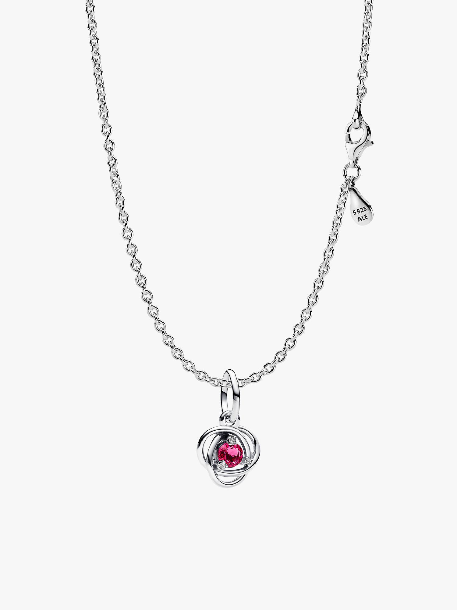 October Braided Birthstone Dangle Necklace Set