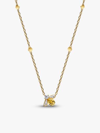 Honey Bee Necklace and Earrings Gift Set