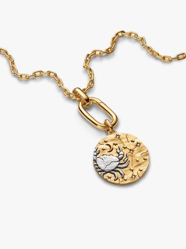 Cancer Oversized Talisman Pendant Necklace