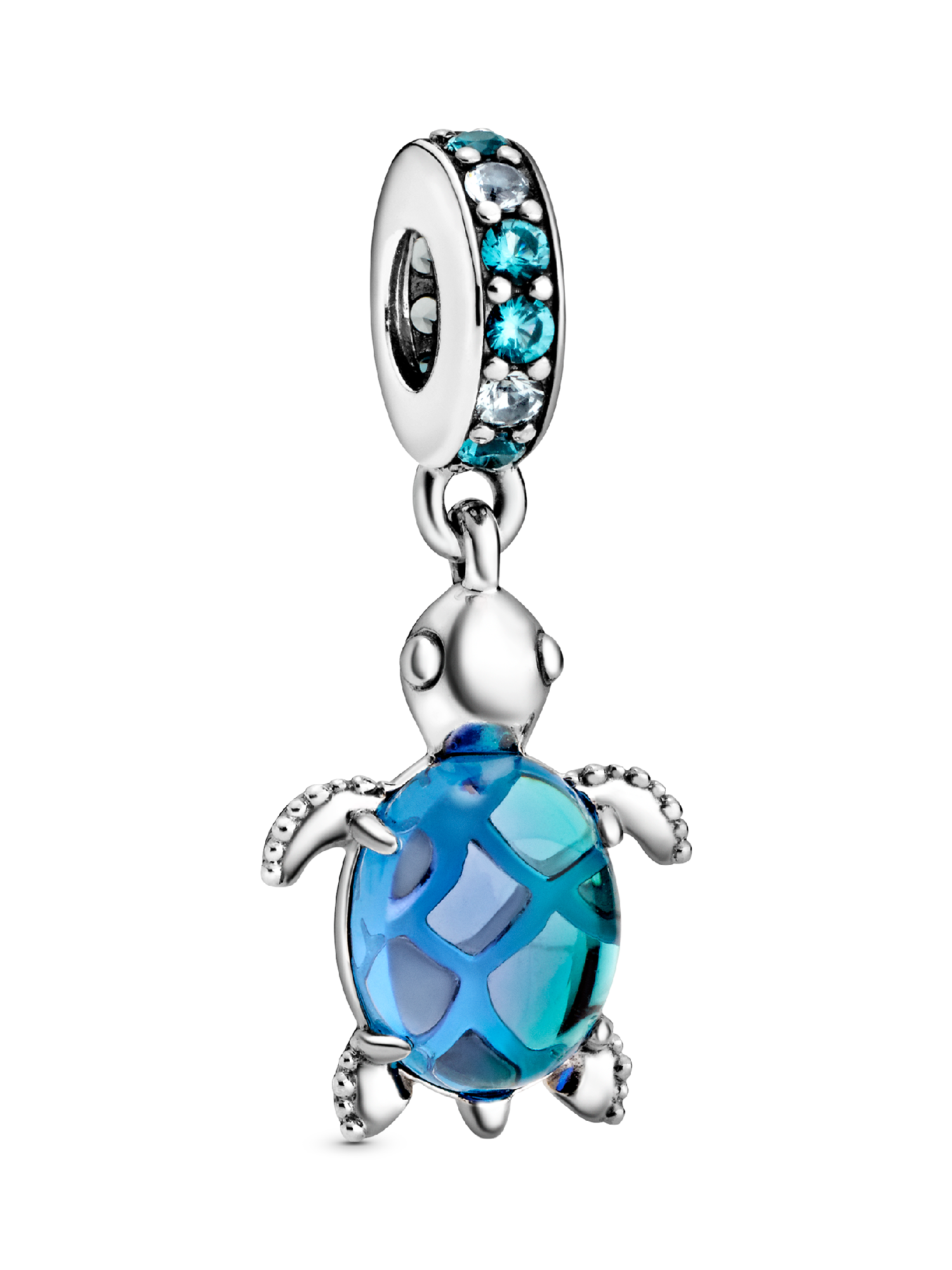Murano Glass Sea Turtle Dangle Charm