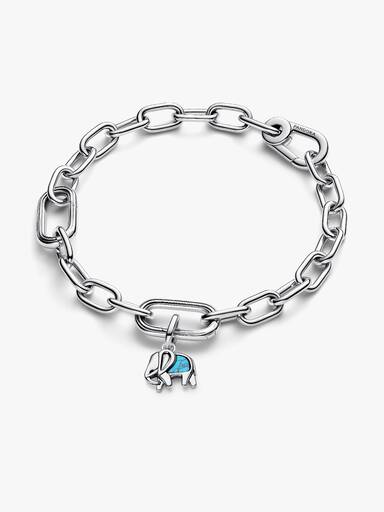 Turquoise-coloured Elephant Mini Dangle Charm