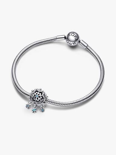 Icy Snowflake Drop Charm