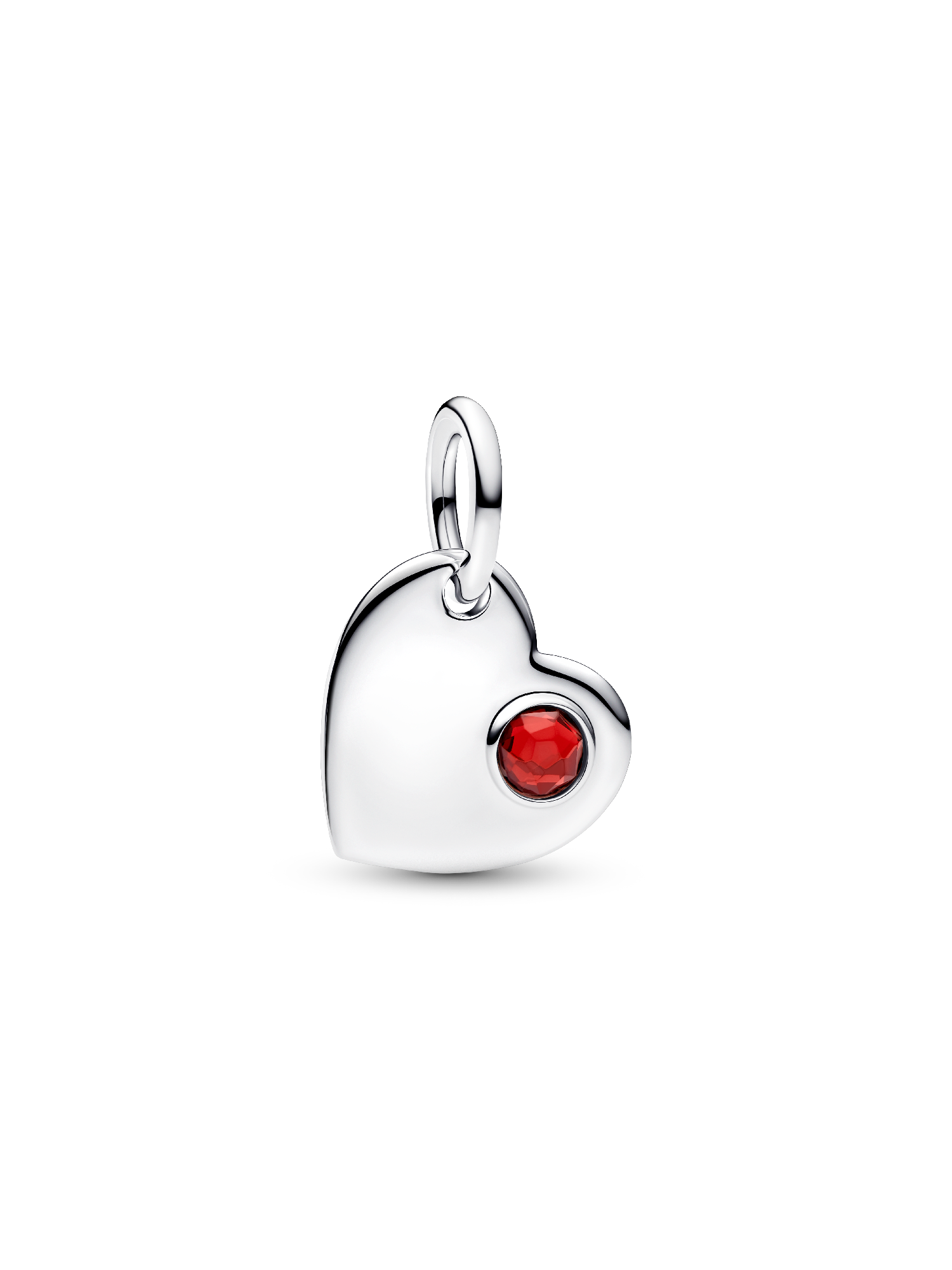 January Heart Dangle Charm