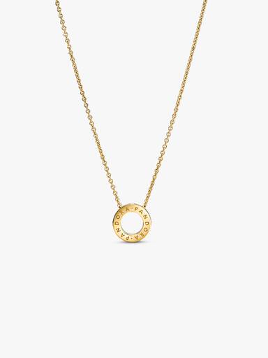 Pandora Logo Pavé Circle Collier Necklace