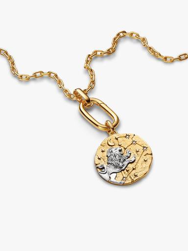 Leo Oversized Talisman Pendant Necklace