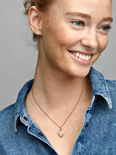Engravable Heart Tag Pendant