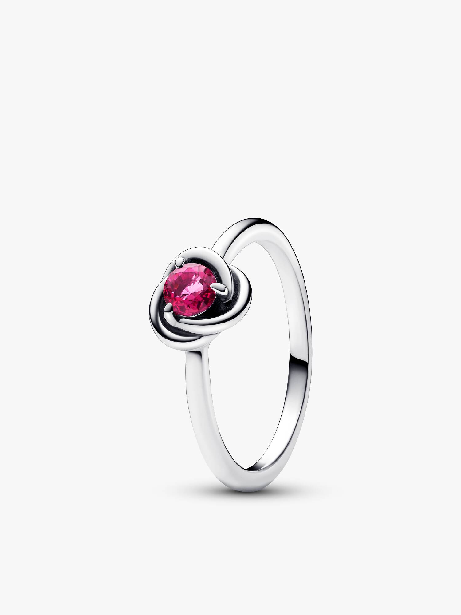 October Birthstone Eternity Circle Ring