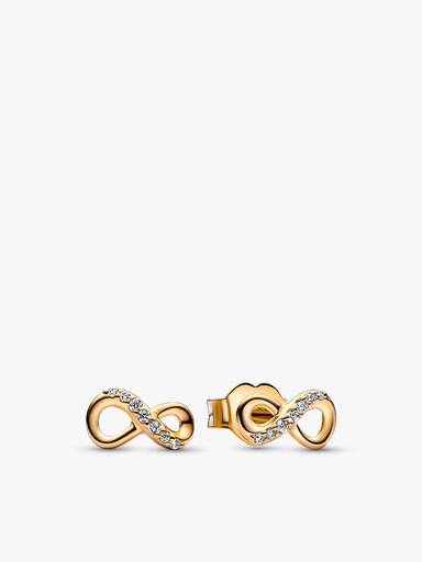 Gold Sparkling Infinity Jewellery Gift Set