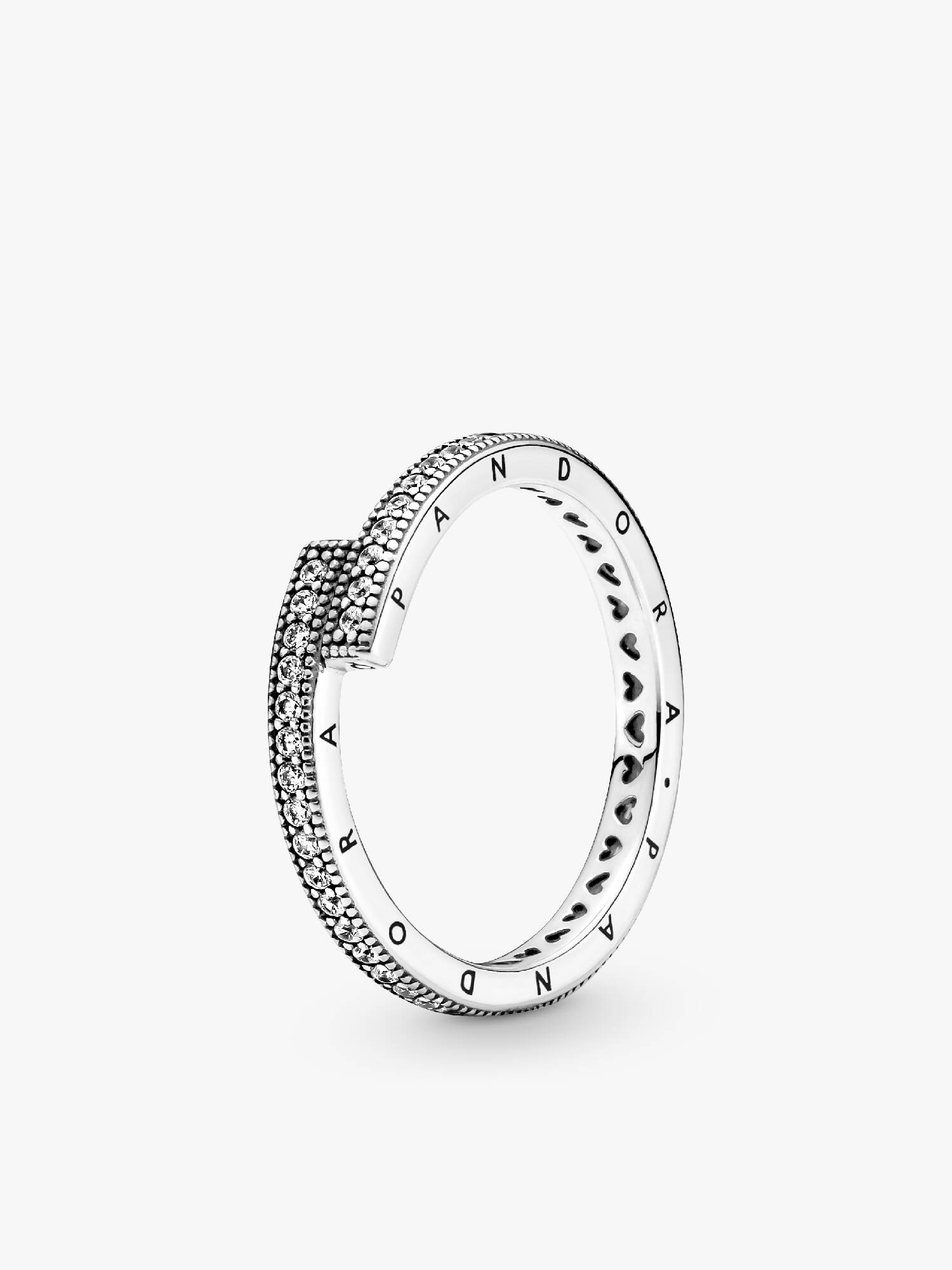 Sparkling Overlapping Ring