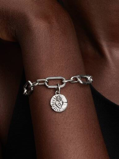 Heart Medallion Charm