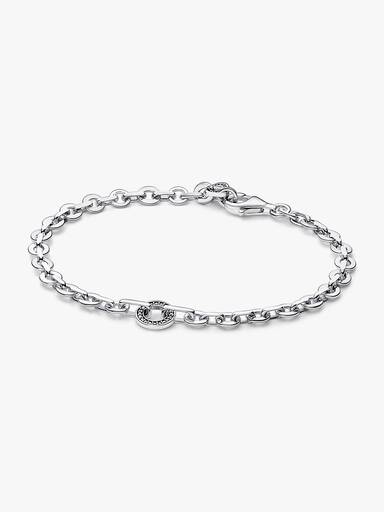 Pandora Signature Pavé Bold Chain Bracelet