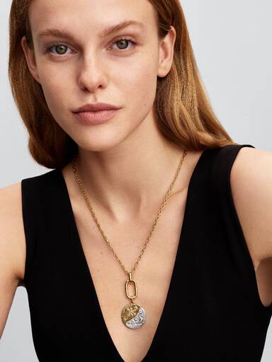 Sun & Moon Oversized Medallion Charm