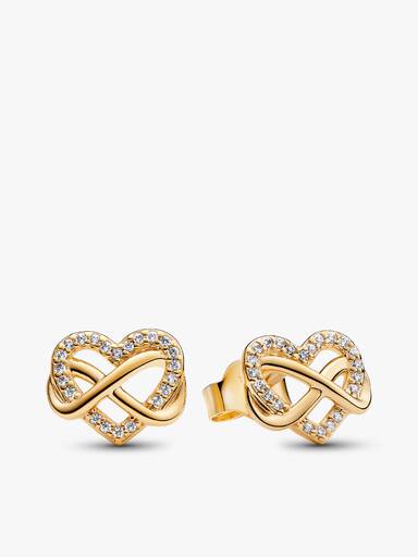 Gold Sparkling Infinity Heart Gift Set