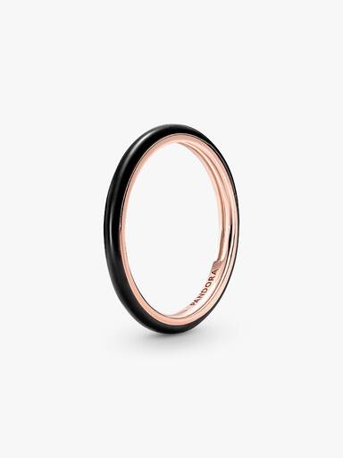 Pandora ME Black Enamel Ring