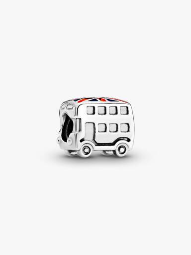 Union Jack London Bus Charm