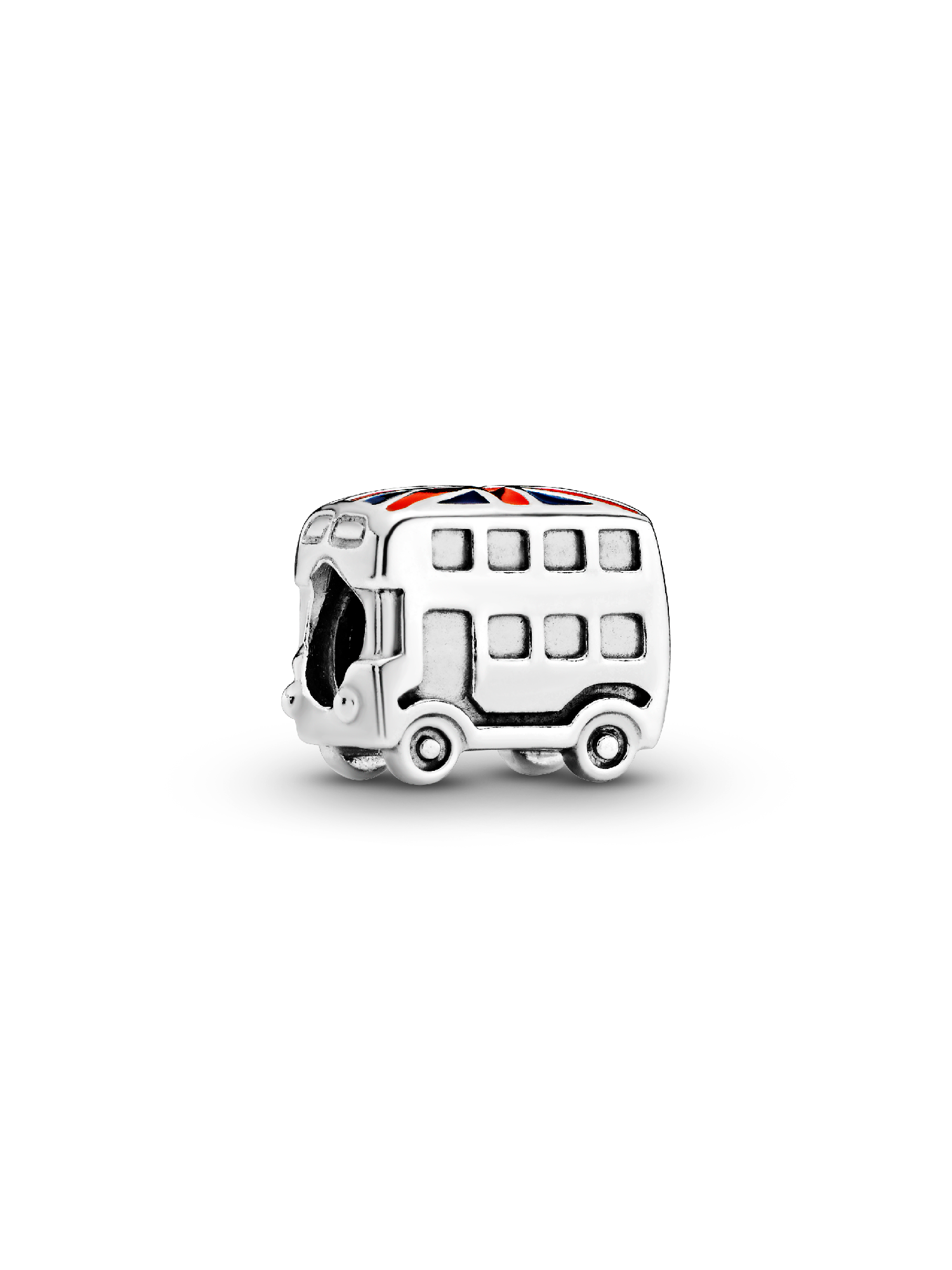 Union Jack London Bus Charm | Pendant | Sterling silver | Pandora IE