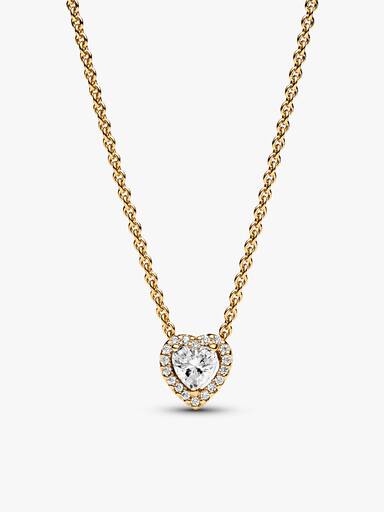 14K Gold Plated Elevated Heart Gift Set