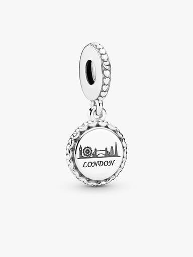 London skyline silver dangle