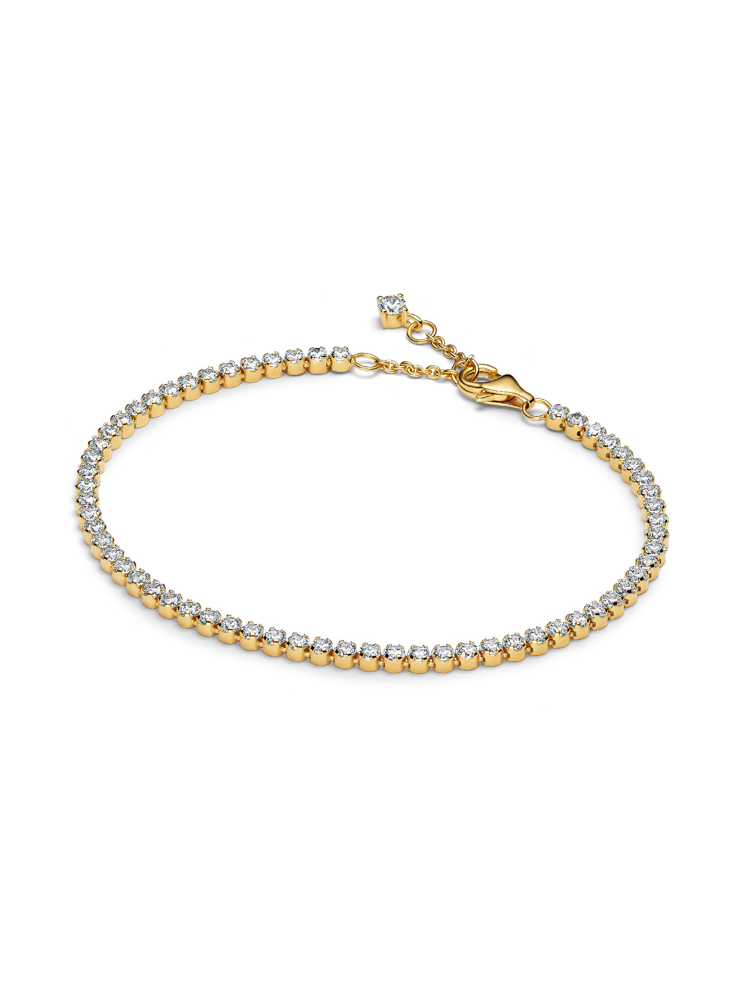 Sparkling Slim Tennis Bracelet