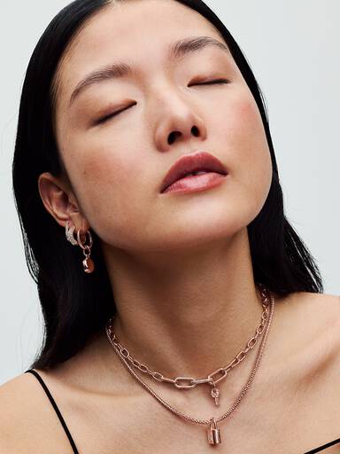 Pandora Moments Studded Chain Necklace