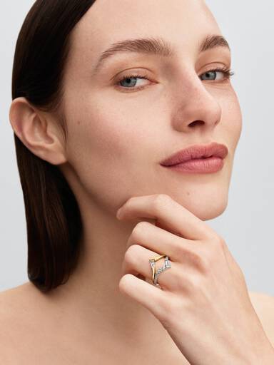 Tiara Baguette Ring