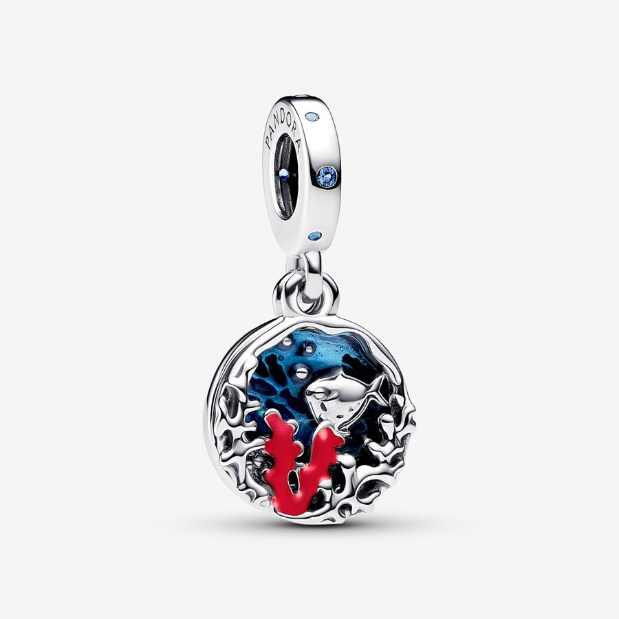 Australian Coral & Fish Double Dangle Charm image number 0