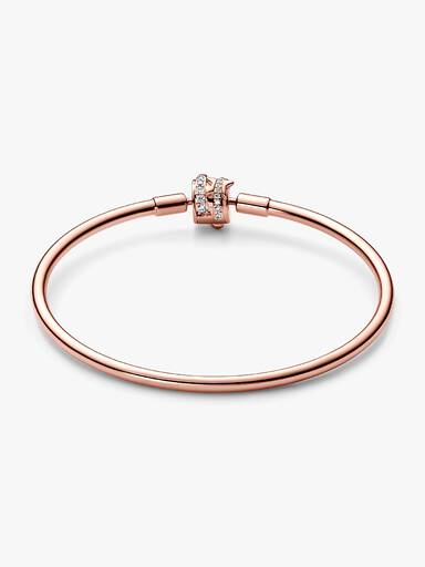 Limited Edition Pandora Moments Sparkling Shooting Star Clasp Bangle