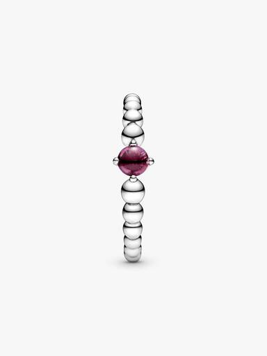 July Birthstone Beaded Ring