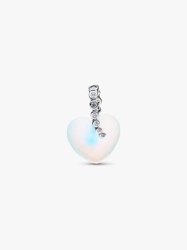 Shooting Star & Heart Dangle Charm