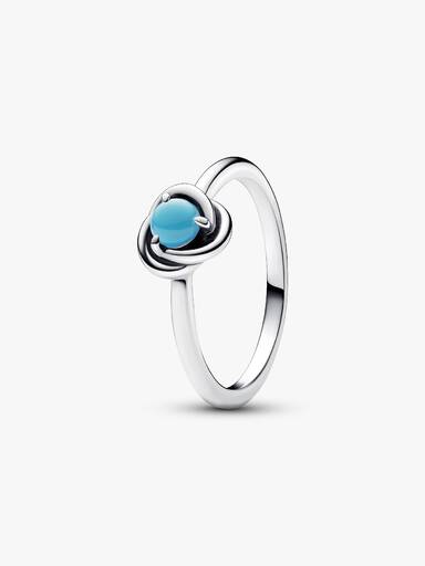 December Birthstone Eternity Circle Ring