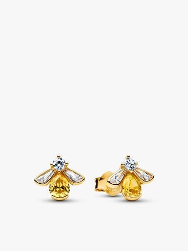 Honey Bee Necklace and Earrings Gift Set