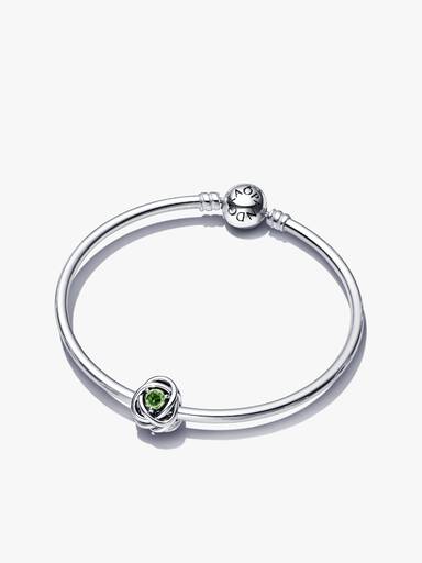 August Birthstone Eternity Circle Bangle Gift Set