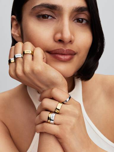 Engravable Wide Band Ring