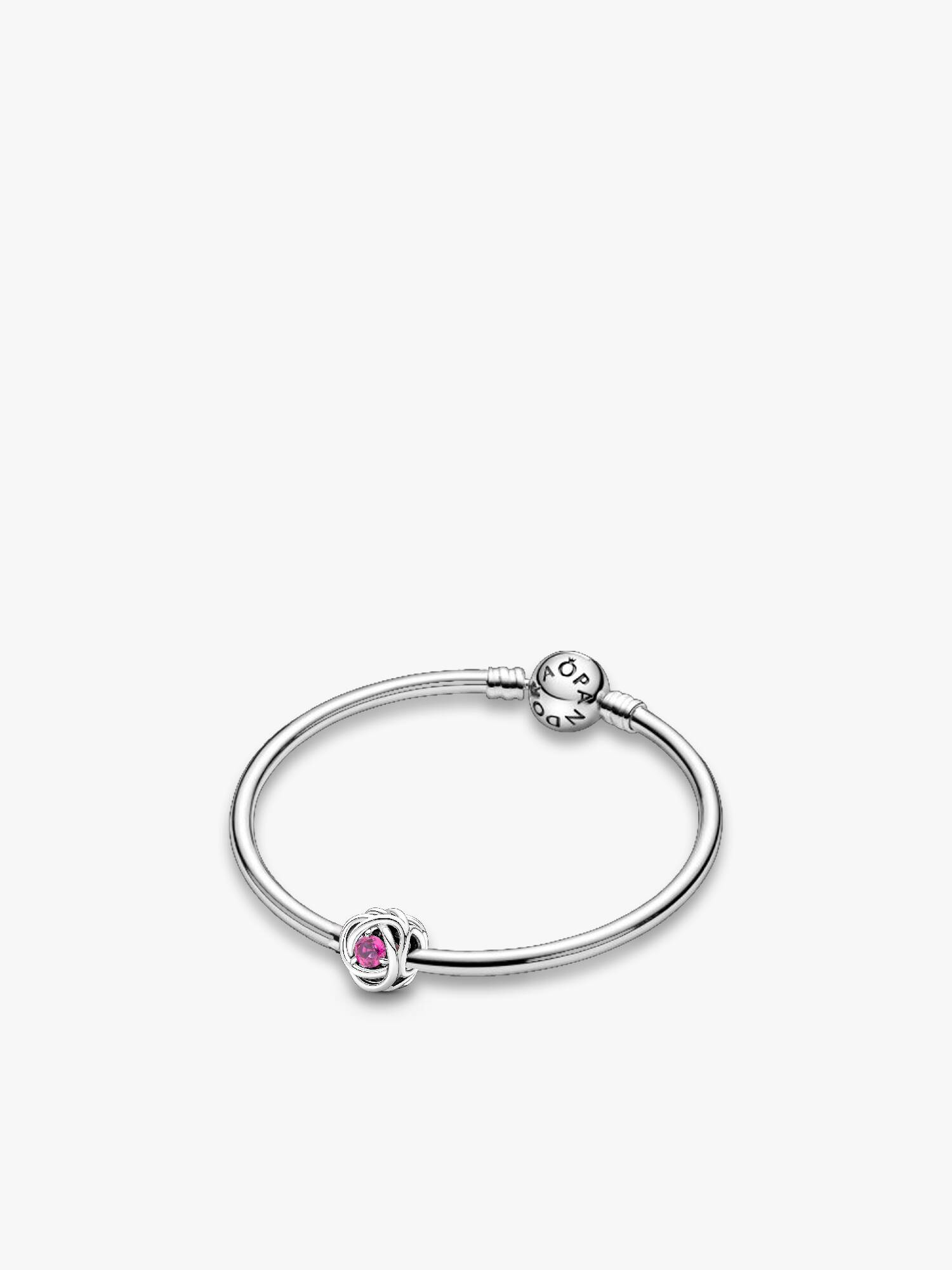 October Birthstone Eternity Circle Bangle Gift Set