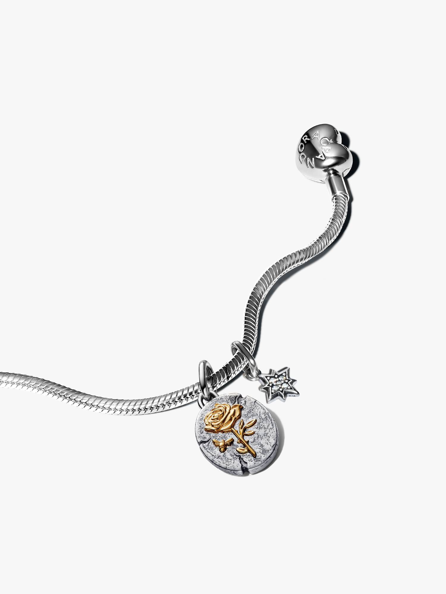 Rose Medallion and Mini Star Bracelet Gift Set
