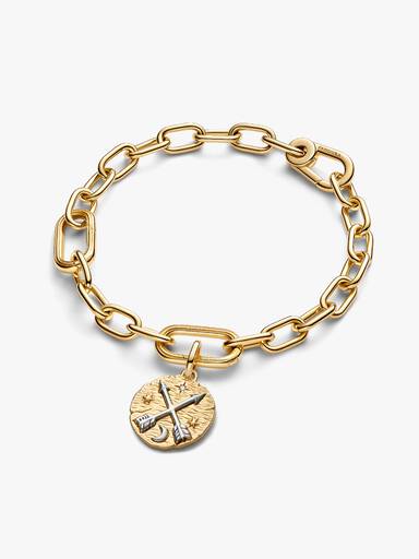 Crossing Arrows Medallion Charm