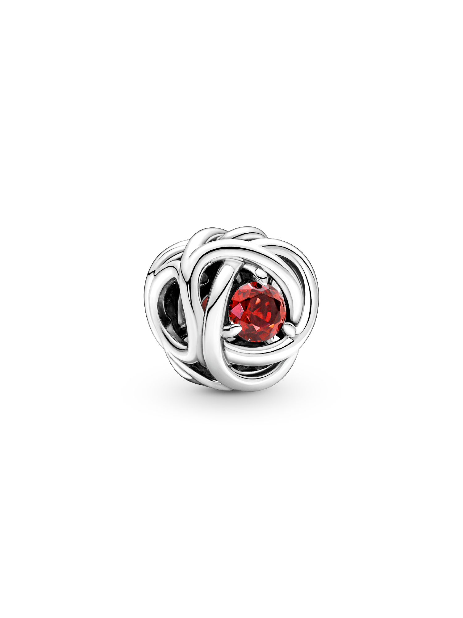 July Birthstone Eternity Circle Charm
