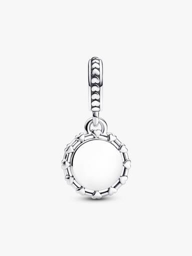 Horseshoe & Four-leaf Clover Engravable Dangle Charm