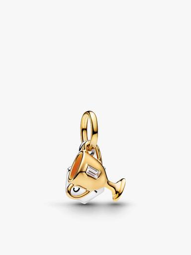 Gold Football Charm Set
