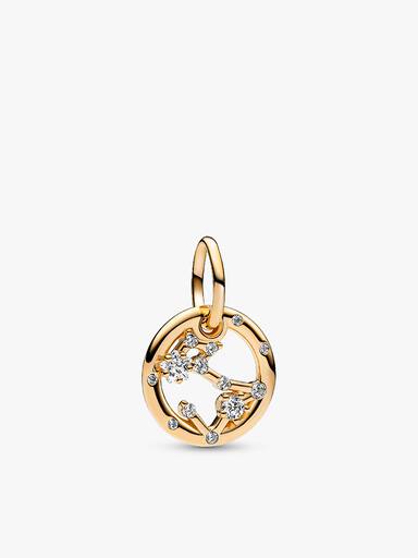 14K Gold Plated Pisces Zodiac Necklace