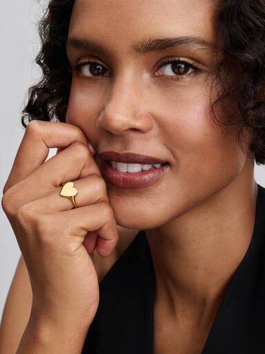 Engravable Heart Ring