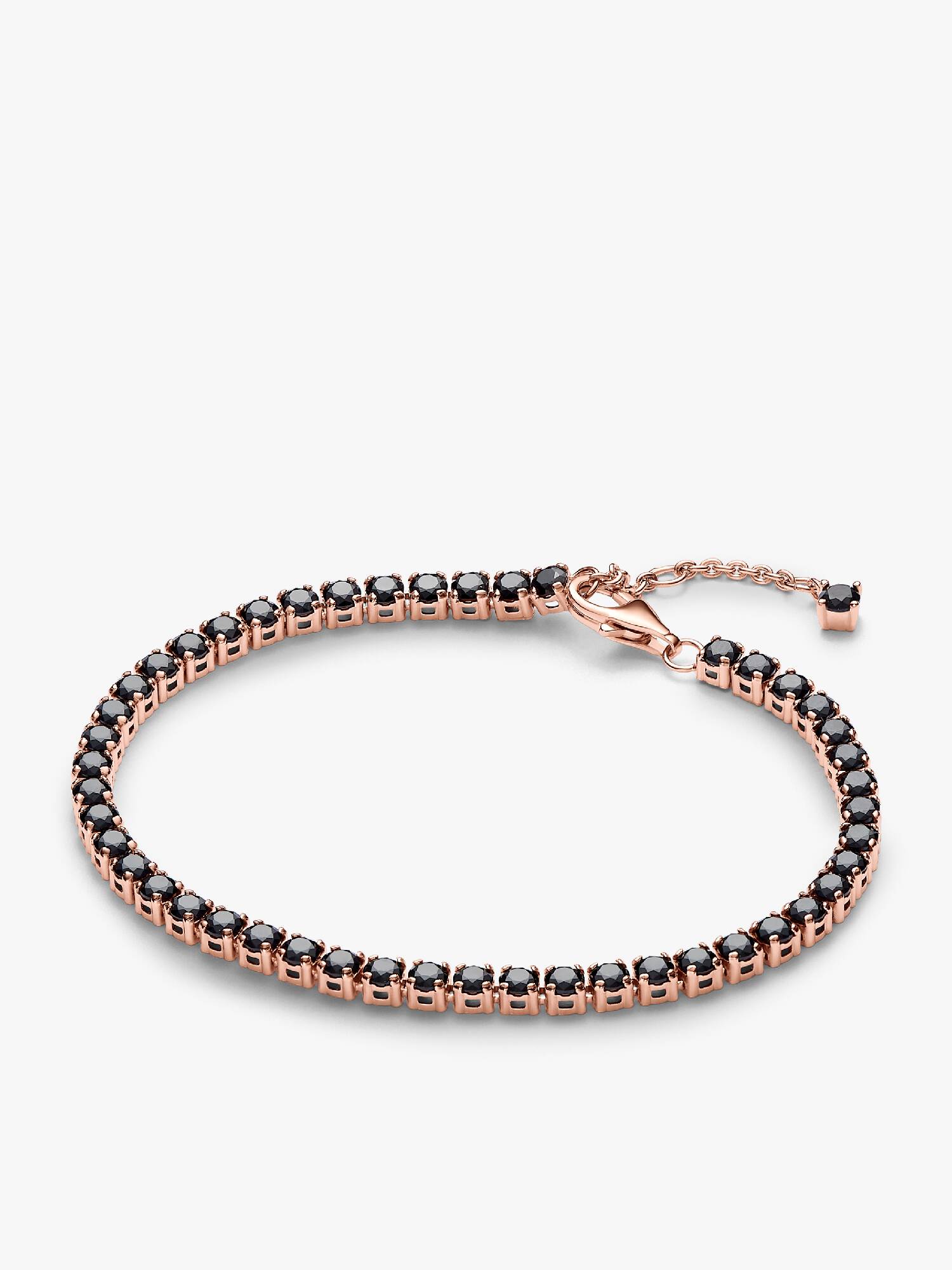 Black Sparkling Tennis Bracelet