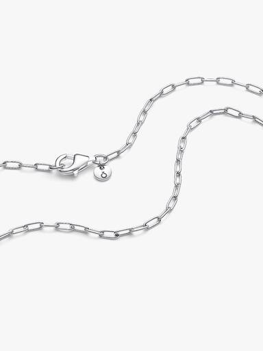 Elongated Link Chain Necklace