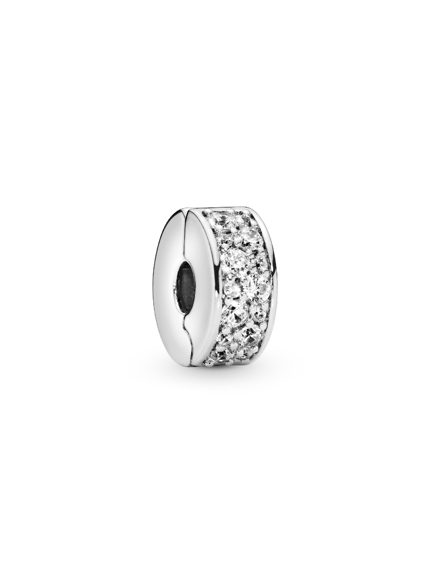 Clear Pavé Clip Charm