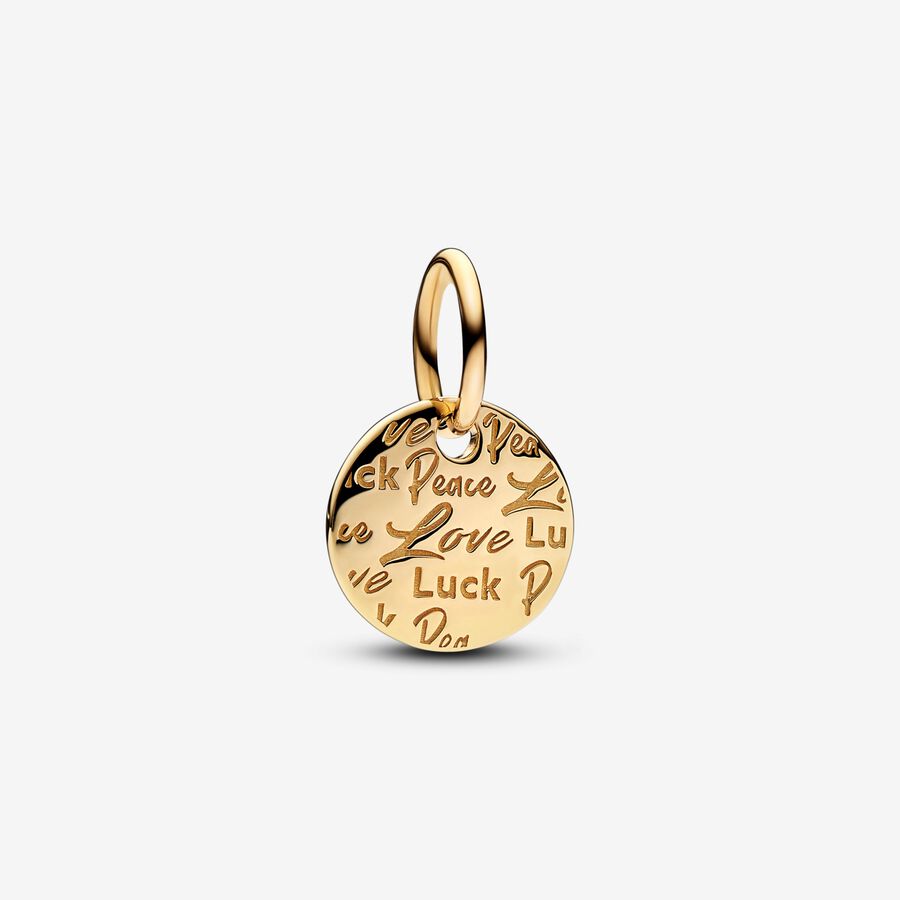 Peace, Love & Luck Dangle Charm image number 0