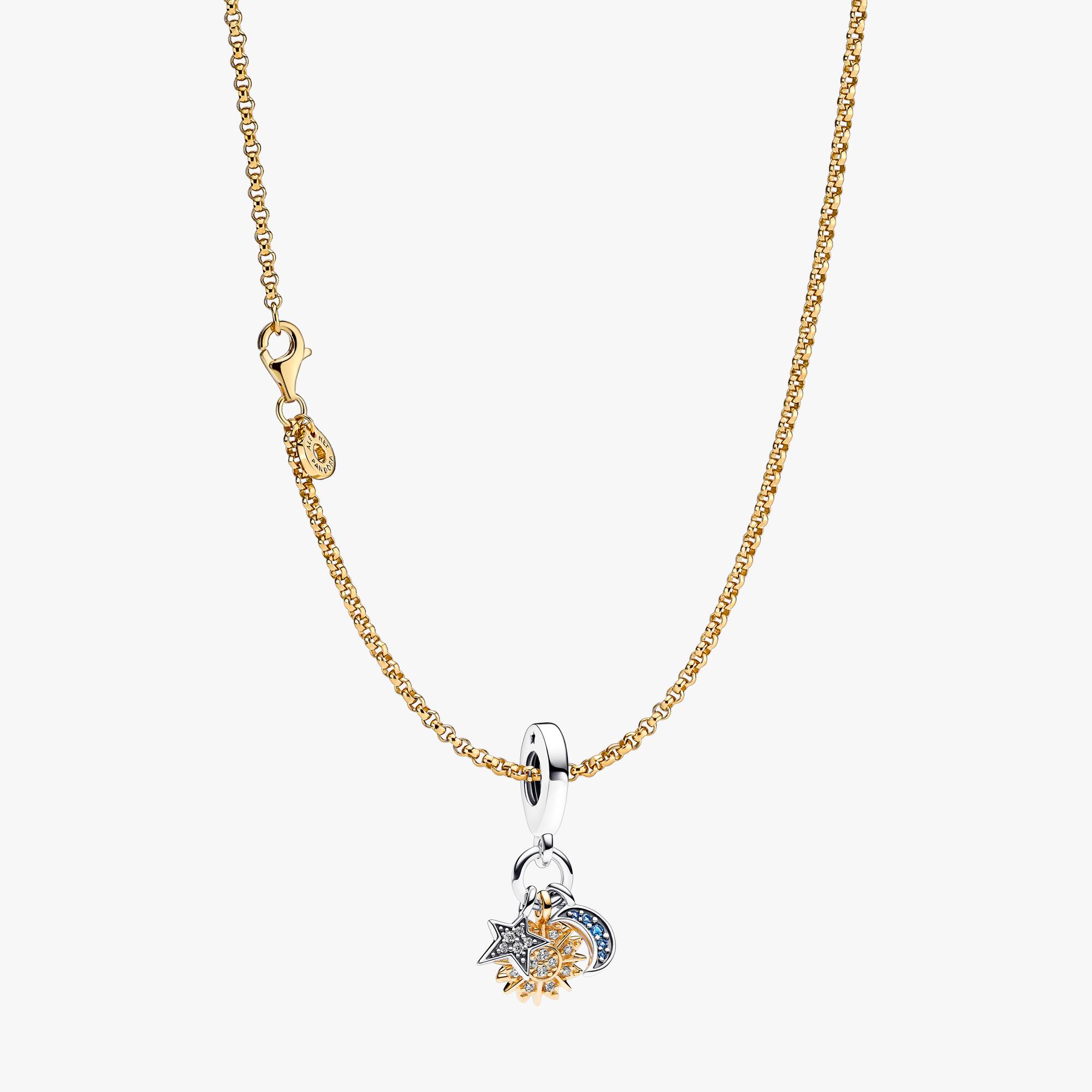Two-tone Celestial Necklace